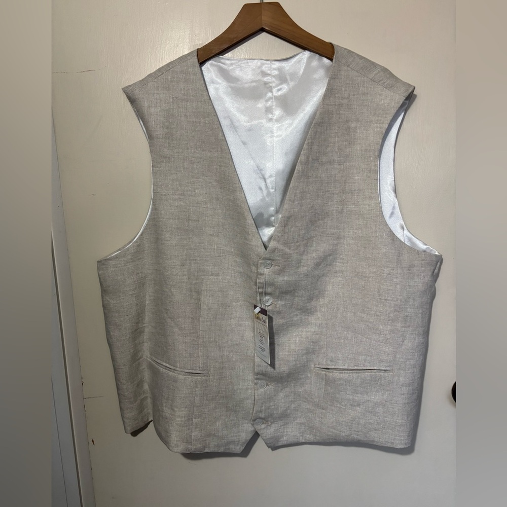 Linen vest